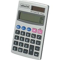 Карманный 12 разрядный калькулятор, 68*105*10 мм, "Attache"
