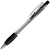 Автоматическая шариковая ручка "ClicGrip", сменный стержень 103 мм, шарик 0,7 мм, линия 0,5 мм, манжета, прозрачный пластик (цвет: черный, арт.026202-01)