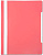 Папка скоросшиватель "Премиум" ф.А4 (230*310 мм), до 100 л, прозрачный верхний лист, торец 20 мм, полипропилен 120/160 мкм, "Бюрократ" (цвет: розовый, арт.PS20PINK, 816303)
