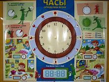 Часы. Определяем время (рисую фломастером и стираю). - ф.75*60. - М.: Росмен-пресс, 2005. - Глянцевый односторонний плакат.
