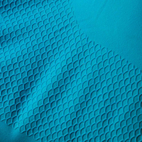 Перчатки хозяйственные, двухцветные "BICOLOR", латекс 0,3 мм, рифленая поверхность фото 3