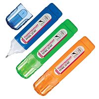 Корректор-карандаш 10 мл, линия 2 мм, металлический наконечник, пластиковый корпус, "Attache"