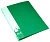 Папка PZ07P ф.А4 (230*305 мм), пружинный скоросшиватель, карман внутри, торец 16 мм, торцевой регистратор, пластик 0.7 мм, "Бюрократ" (цвет: зеленый, арт.PZ07Pgreen/816870)