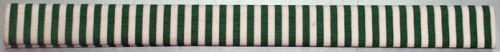 Креп-бумага зеленые полосы на белом, рулон 500*2500 мм, 35 г, растяжение 55%, "WEROLA"