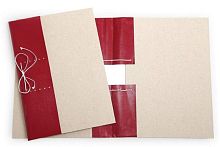 Набор для папки для переплета ф.А4 (215*307 мм), торец 70 мм, 2 листа, завязки, регулируемая обложка, переплетный картон 1,25 мм