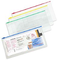 Папка-конверт "Travel" ф.232*127 мм. (Евро), гибкая молния сверху, карман снаружи 85*51 мм, полипропилен 0.18 мм, упак. 12 шт, "Expert Complete"