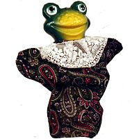 Сын жабы: Кукла-перчатка для кукольного театра, 30 см, текстиль/ПВХ. - "Русский стиль"