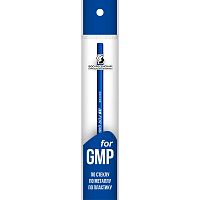 Карандаш "For GMP" для письма по стеклу, металлу, пластику, 180 мм, дерево, синий корпус, "ВКФ"