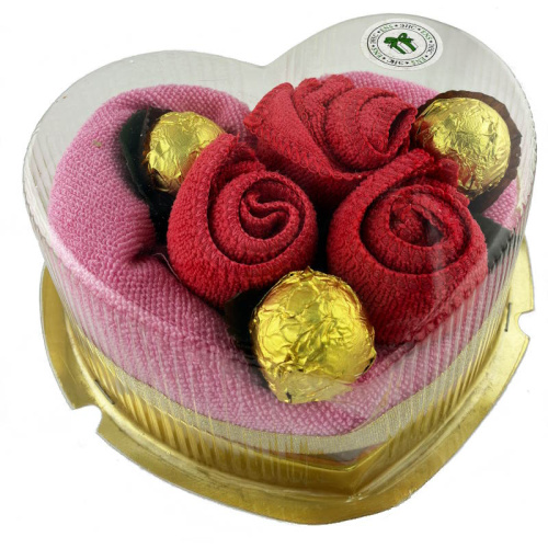 Набор полотенец "Торт", 4 шт. 20*20/68*37 см, "Choosing Porcelain"