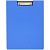 Планшет ф.А4 (240*320 мм), верхний металлический зажим, торец 7 мм, вертикальная верхняя створка, полифом 1,8 мм, "OfficeSpace" (цвет: синий, арт.340042)