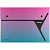 Папка-конверт "xProject" ф.А4 (330*233 мм), горизонтальная, 2 кнопки, пластик 0,3 мм, "Berlingo" (цвет: розовый/голубой, арт.EFb_A4992)