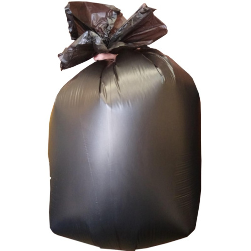 Мешки для мусора 120 л, 700*1100 мм, ПНД 14 мкм, черные, 10 шт. в рулоне фото 3