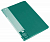 Папка ф.А4 (227*305 мм), 20 прозрачных файлов, вертикальная загрузка, торец 12 мм, регистратор, пластик 600 мкм, "Бюрократ" (цвет: зеленый, арт.BPV20GRN)