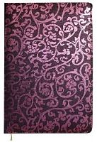 Ежедневник ф.А5 (210*145 мм), "Feeria", недатированный, ляссе, адресная книга, перфорированные уголки, золотистый рез, искусственная кожа, под бархат, цвет - розовый, 288 с, "EXPERT"