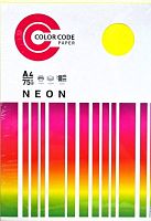 Бумага цветная для офисной техники, неон, 100 л. ф.А4, 75 г, "Color Code"