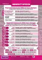 Рубина Е.В. Таблица 7. Indirect Speech. Reported Statements Without Tense Changes (Утвердит. предлог без изменения глагола). ф.70*100 / Рубина Е.В. Таблица 8. Indirect Speech (Косвенные вопросы). ф.70*100. - М.: Дрофа, 2005. - Глянцевая двухсторонняя карт