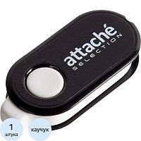 Ластик раздвижной, каучук, держатель, 65*13*30 мм, "Attache"