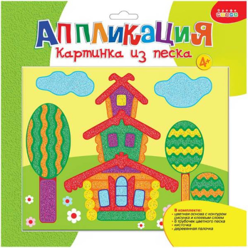 Теремок: Картинка из песка: для детей от 4 лет. - (Аппликация). - Дрофа-Медиа