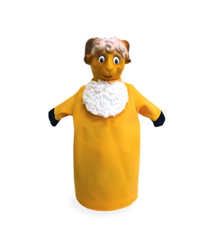 Баран: Кукла-перчатка для кукольного театра, 26 см, текстиль/ПВХ. - "Весна"