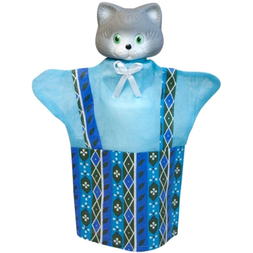 Кот: Кукла-перчатка для кукольного театра, 30 см, текстиль/ПВХ. - (Сказка за сказкой). - "Русский стиль"
