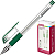 Ручка гелевая "Economy", сменный стержень 129 мм, линия 0,5 мм, манжета, "Attache" (цвет: зеленый, арт.901705)