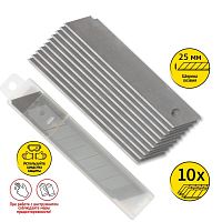 Запасные лезвия к ножу для резки бумаг "Selection Supreme", ширина 25 мм, 10 шт, пластиковый пенал, "Attache"