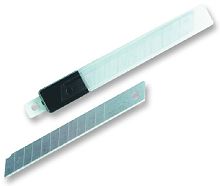 Запасные лезвия к ножу для резки бумаг, 9 мм, 10 шт, пластик. пенал, "Attache"