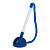 Ручка шариковая "Sto pen", синий сменный стержень 125 мм, линия 0.5 мм, пластиковая пружина, фиксируемая подставка, "Beifa", корпус (цвет: синий)