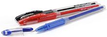 Ручка гелевая "U-tech", сменный стержень, красный, игольчатый, шарик 0,4 мм, линия 0,25 мм, "Amos"