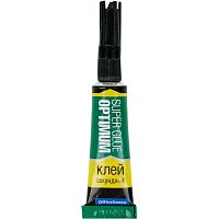 Секундный клей "Super glue optimum", тюбик 3 г, "OfficeSpace"