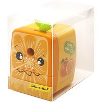 Настольная механическая точилка для карандашей "Vitamin C", d-8 мм, пластиковый желтый корпус, "Silwerhof"