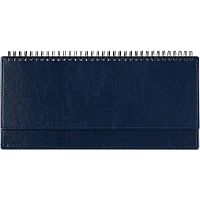 Планинг-семидневка "Небраска" датированный 2020, еженедельник, тонированный блок, спираль, кожзам, 120 с, 303*150 мм, "Attache", уцененный