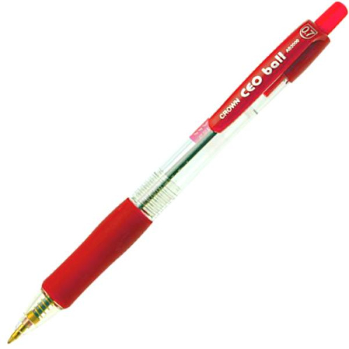 Шариковая автоматическая ручка "CEO ball", сменный стержень 117 мм, масляная основа, линия 0.7 мм, манжета, "Crown"