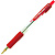 Шариковая автоматическая ручка "CEO ball", сменный стержень 117 мм, масляная основа, линия 0.7 мм, манжета, "Crown" (цвет: красный)