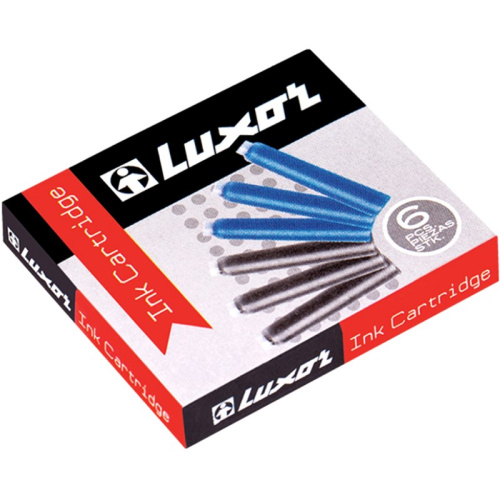 Чернила синие, ампула 39 мм, упак. 6 шт, "Luxor" фото 2