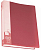 Папка ф.А4 (238*305 мм), 60 прозрачных файлов, вертикальная загрузка, торец 40 мм, регистратор, пластик 700 мкм, "Бюрократ" (цвет: красный, арт.BPV60RED)