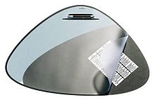 Коврик для письма настольный "Durable Vegas", 510*690 мм, прозрачный лист, треугольный, нескользящая основа, "Durable"