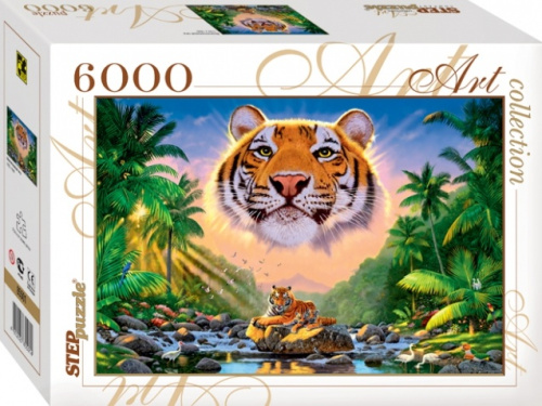 Картонные пазлы. 6000 карточек. ф.1700*1600 мм. "Степ Пазл"