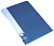 Папка ф.А4 (227*305 мм), 30 прозрачных файлов, вертикальная загрузка, торец 20 мм, регистратор, пластик 650 мкм, "Бюрократ" (цвет: синий, арт.BPV30blue)