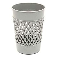 Подставка для ручек "Стандарт", серый полипропилен, 100*55*75 мм, "BURO"