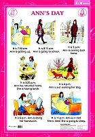 Рубина Е.В. Ann`s day: Распорядок дня 5-8 классы. - ф.70*100. - М.: Дрофа, 2007. - Глянцевая односторонняя карта.