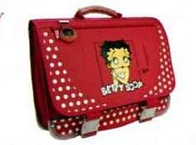 Ранец-портфель детский "BETTY BOOP", горизонтальный, размер 320*390*110 мм, "PASO"