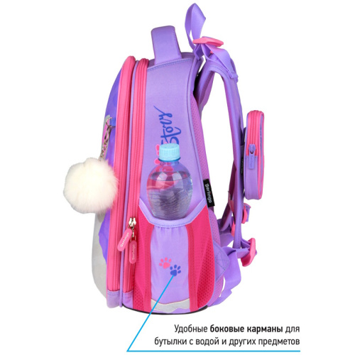 Рюкзак "Expert", анатомическая спинка, 2 отделения, 2 кармана, молния, EVA/нейлон, 370*280*160, "Berlingo" фото 5