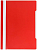 Папка скоросшиватель "Премиум" ф.А4 (230*310 мм), до 100 л, прозрачный верхний лист, торец 20 мм, полипропилен 120/160 мкм, "Бюрократ" (цвет: красный, арт.PS20RED, 816305)