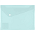 Папка-конверт "Pastel" ф.А4 (333*238 мм), горизонтальная, кнопка сверху, полипропилен 0,18 мм, "Expert" (цвет: бирюзовый, арт.EC21017119)
