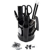 Органайзер 10 отделений, 13 предметов, вращающийся, полипропилен, 95*95*130 мм, "Silwerhof"