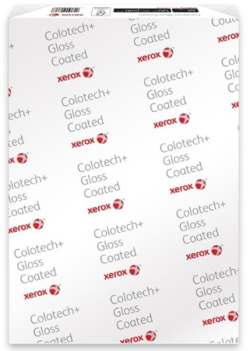Бумага для офисной техники "Colotech Gloss Coated" 400 л. ф.А4 (210*297 мм), плотность 140 г., белизна 123%, яркость 75%, "Xerox"