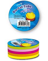Блок для записи "Stick`n" бумажный, 250 л, 5 цв. неон, липкий слой, круглый d-67 мм, 70 г, "Hopax"