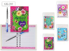 Блокнот детский, 30 л. ф.А7 (75*105 мм), спираль, ручка, "Tukzar"