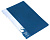 Папка ф.А4 (227*305 мм) , 10 прозрачных файлов, вертикальная загрузка, торец 12 мм, регистратор, пластик 600 мкм, "Бюрократ" (цвет: синий, арт.BPV10BLUE)